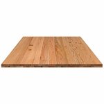vidaXL Dessus de bureau marron clair bois chêne massif rectangulaire
