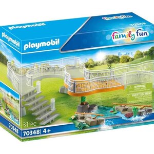 Playmobil - 70348 - extension pour parc animalier