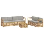 vidaXL Ensembles de canapés 8 pc