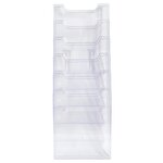 Trieur Mural Modulable Vertical 6 Compartiments A4 - Cristal - Exacompta