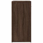 vidaXL Buffet chêne marron 79x38x80 cm bois d'ingénierie