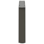 vidaXL Pieds de table basse en forme de V  2 pièces  anthracite  60 x (30-31 3) cm  acier