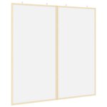 vidaXL Tableau blanc magnétique Blanc 100 x 1.4 x 100 cm