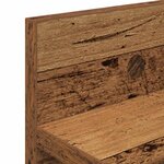 vidaXL Porte-manteau mural avec étagère Bois ancien 100 x 10.5 x 18 cm