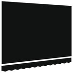 vidaXL Tissu de remplacement pour store pour cadre 3.5x2 m - Noir