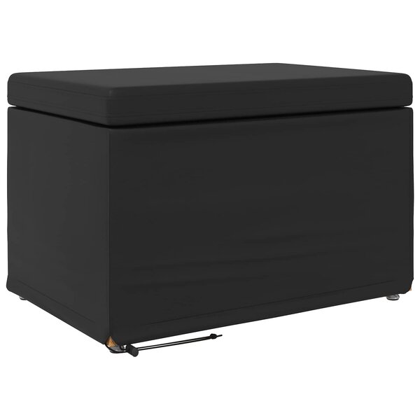 vidaXL Tabouret Noir Cuir Synthétique et Bois Composite