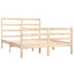 vidaXL Cadre de lit sans matelas bois de pin massif 120x190 cm
