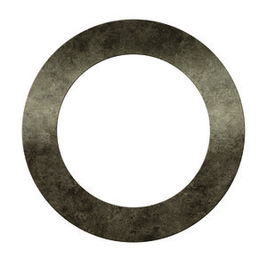 Numéro 0 - Numéro adhésif pour boîte aux lettres - Vinyle épais texturé hauteur 50 mm. Métal Cuivré.