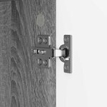vidaXL Buffet Sonoma gris 89 x 34 5 x 77 cm Bois d'ingénierie
