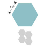 Matrice découpe (die) bigz sizzix hexagon 3