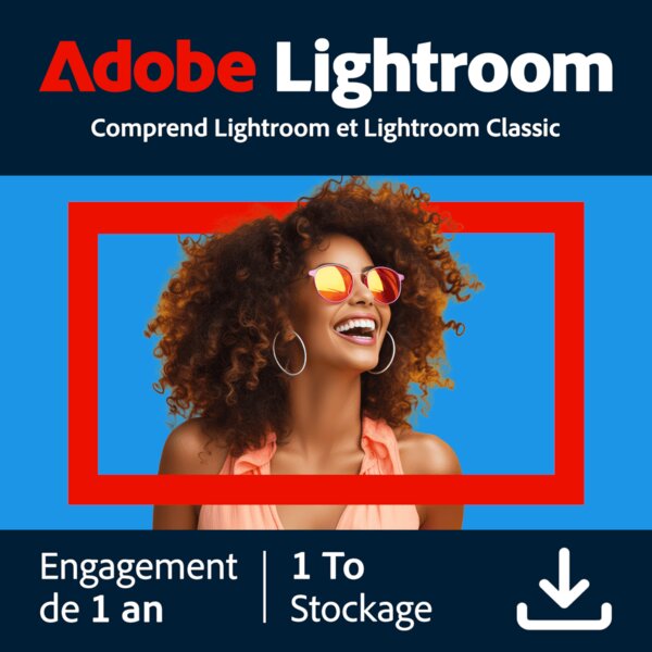 Adobe Lightroom - 1 To - 1 utilisateur - Abonnement 1 an