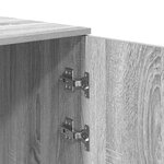 vidaXL Armoire de rangement sonoma gris 50x45x103 5 cm bois ingénierie