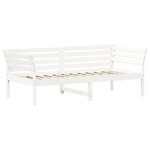 vidaXL Lit de jour sans matelas blanc 90x190 cm bois de pin massif