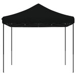 vidaXL Tente de fête 292 x 292 x 315 cm Noir Tissu Oxford