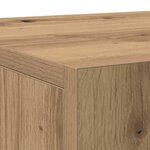 vidaXL Buffet chêne artisanal 90 x 34 x 80 cm Bois d'ingénierie