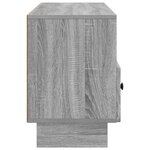 vidaXL Meuble TV Sonoma gris 102 x 34 5 x 50 cm Bois d'ingénierie
