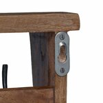 vidaXL Cintre Marron 50 x 10 x 14 cm Bois de Mahogany Massif