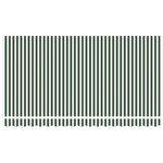 vidaXL Auvent Rétractable Vert et blanc 400x200 cm Textilène et Métal