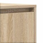vidaXL Buffet Chêne sonoma 120 x 41 x 75 cm Bois d'ingénierie