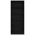 vidaXL Armoire Chêne Noir 80 x 50 x 200 cm Bois d'ingénierie