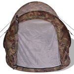 Vidaxl tente pour 2 personnes camouflage