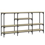 vidaXL Table console chêne sonoma 160x29x80 cm bois d'ingénierie