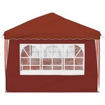 vidaXL Tente de fête pop-up 575 x 289 x 245 cm Terre cuite