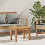 vidaXL Table basse Marron 50 x 35 x 36 cm Bois de teck solide