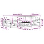 vidaXL Ensemble de canapés d'extérieur 7 Pièces Blanc et Beige
