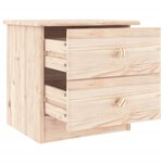 vidaXL Table de chevet ALTA 41x35x41 cm bois de pin massif