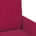 vidaXL Canapés avec coussin Bordeaux 115 x 56 x 80 cm Contreplaqué