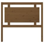 vidaXL Tête de lit Marron miel 105 5x4x100 cm Bois massif de pin