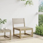 vidaXL Canapé de jardin bois de pin imprégné
