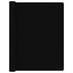 vidaXL Tapis de tente 250x400 cm Noir