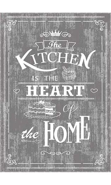Tapis de cuisine KITCHEN 90 x 130 cm - Gris