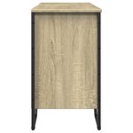 vidaXL Armoire lavabo de salle de bain chêne sonoma 91x35x60 cm