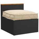 vidaXL Coussin de palette beige 70x70x12 cm  tissu Oxford
