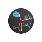 Ardoise horloge - personnalisable - securit