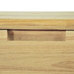vidaXL Meuble TV 120x35x35 cm Teck massif