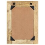 vidaXL Miroir peint à la main 40x55 cm Bois de manguier solide