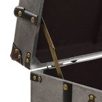 vidaXL Table basse MDF et aluminium 102x51x47 5 cm