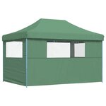 vidaXL Tente de fête 279 x 410 x 315 cm Vert Tissu Oxford