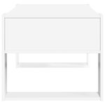 vidaXL Table basse Blanc 92 x 53 x 45 cm Bois d'ingénierie