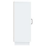 vidaXL Buffet Blanc 33 x 34 5 x 87 cm Bois d'ingénierie