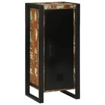 vidaXL Cabinet de salle de bain Marron Bois massif de récupération