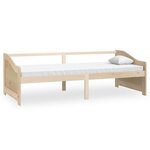 vidaXL Lit de repos 3 places Bois de pin massif 90x200 cm