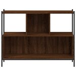vidaXL Bibliothèque chêne marron 102x28x77 5 cm bois d'ingénierie