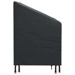 vidaXL Housse de chaise de jardin Noir 75 x 78 x 65 / 100 cm Tissu 420D