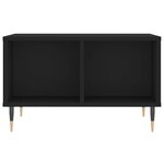 vidaXL Table basse Noir 60x50x36 5 cm Bois d'ingénierie