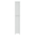 vidaXL Armoire pour machine à laver BERG blanc bois massif